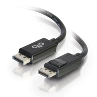 C2G Displayport Cable With Latches M/M, Black, 10 ft (54402)-Directly connect a DisplayPort output to a DisplayPort input