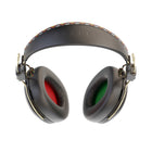 House of Marley Positive Vibration Frequency Headphones - Rasta-USB-C w/Quick Charge, Foldable Hinge Design, On Ear Controls, USB C Aux Cable with Mic (sold separately)