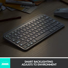 Logitech MX Keys Mini Wireless Illuminated Keyboard for Business - Graphite-Multi-Device, Multi OS: Connect up to three Windows, macOS, Linux(1), Chrome OS(1), iPadOS, iOS or Android computers. And seamlessly switch systems with the touch of an Easy-Switch button.