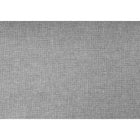 Monarch Specialties 5984T Twin Size Bed - Grey Linen With Chrome Trim-Requires a standard twin size box spring and mattress (not included)
