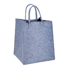 Truu Design, Rectangular Felt Storage Tote Basket, Set of 3, 15 x 13.75 x 18 inches, Light Grey-Multifunctional, can not only be used to store household items, but also be used as a laundry Hamper, or even a grocery bag