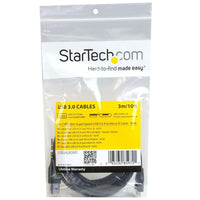 StarTech Slim Micro USB 3.0 Cable, 3m (10ft)-Slim, flexible USB wire for convenient installations and minimal clutter - position your external hard drive as needed on your desktop