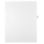 Mark Maker Legal Exhibit Index Tab White Single Tabs, 1/15th Cut, Letter Size, No Holes, Number 186, 25 Pack-White Single Tabs, 1/15th Cut