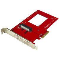 StarTech U.2 to PCIe Adapter for 2.5" U.2 NVMe SSD, SFF-8639, x4 PCI Express 3.0 (PEX4SFF8639)-Boost system speed and performance by adding a PCIe NVMe U.2 SSD to your PC