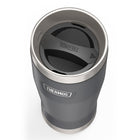 Thermos Icon Tumbler - Graphite - 470mL-Easy to clean insulated stopper disassembles for thorough cleaning and increases thermal retention