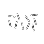 Staples Jumbo Vinyl-Coated Paper Clips - Black - 50 Pack-Vinyl coated, metal paper clips slide easily, never leave marks on your documents