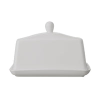 Maxwell & Williams Basic Butter Dish - White - 2 Pack-Dinnerware