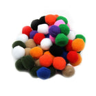 Charles Leonard Creative Arts Pom-Poms Furry Balls, Assorted Colours, 1", 600/Pack (CHL69500)-Pom-poms furry balls are perfect for making dolls and ornaments