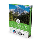 Earth's Choice 30 Recycled 3-Hole Punched Copy Paper - 8.5" W x 11" H - 500 Sheets-Paper Weight: 20lb