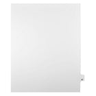 Mark Maker Legal Exhibit Index Tab White Single Tabs, 1/25th Cut, Letter Size, No Holes, Number 97, 25 Pack-White Single Tabs, 1/25th Cut