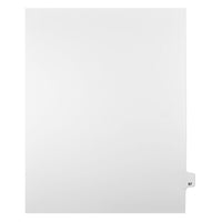 Mark Maker Legal Exhibit Index Tab White Single Tabs, 1/25th Cut, Letter Size, No Holes, Number 97, 25 Pack-White Single Tabs, 1/25th Cut