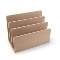 Gry Mattr Wood Letter Sorter - Natural -Memo & Letter Sorter - 3 Slots