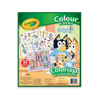 Crayola Colour & Sticker - Blue-BEYOND COLOURING: Stickers make coloring fun even more immersive, and moving beyond the page, kids will also love using them to decorate journals, pencil cases, or even their own tshirts.