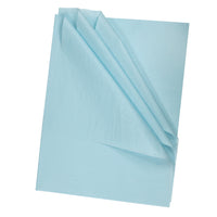North American Paper Inc. Tissue Paper - 22" x 30" - Light Blue - 24 Sheets-Can be used for both packaging and decorations