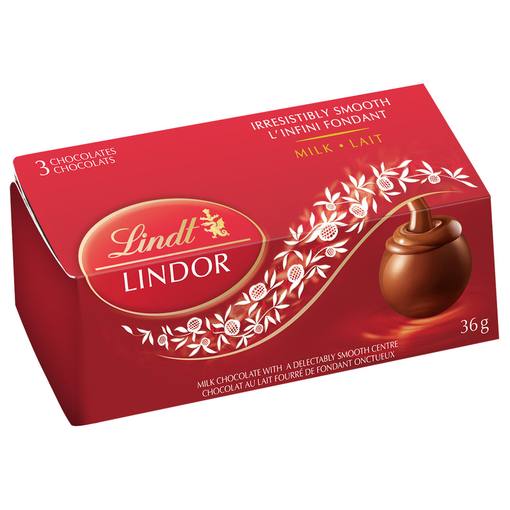 Lindt Lindor Milk Chocolate - 3 Pack (6067) | staples.ca