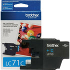 Brother LC71 Cyan Ink Cartridge (LC71CS)-Standard ink cartridge, up to 300 pages