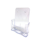Futech Countertop Brochure Holder - Holds 8-1/2" x 11" Literature - Acrylic - 9.25" W x 12.75" H x7" D - 2 Pack (CTS0119)-Number of Slots: 1
