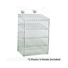 Azar Displays 5-Tiered 60 Compartment Cosmetic Counter Display for Pegboard or Slatwall (222885)-Counter top displays