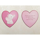 Rosedale Gold Greeting Cards/Envelopes - Happy Valentine's Day Girl - 5-1/2" x 8" - 6 Pack-Contains glitter or foil embellishments