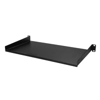 StarTech 1U Rack Shelf, 10" Deep (CABSHELF1U10)-Ensure your equipment or tools are secure with heavy-duty steel construction