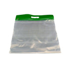 Zipafile Storage Bags, Green, 14" x 13", 25 Pack-1 gallon