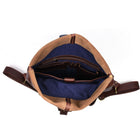 Tolredo Leather Backpack - Top-Roll - Walnut-Roll-top buckle closure mechanism