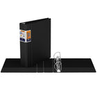 QuickFit Deluxe Heavy-Duty Commercial Binder, 2" Quickload Locking "D" Rings, Black-Unique dual-hinge design saves up to 20% of shelf space