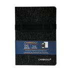Cambridge Pen/Phone Bungee Business Notebook - 192 Pages - Charcoal (590013)-Casebound