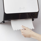 Scott Slimroll Manual Towel Dispensers - for Orange Core Scott Slimroll Towels - 12.65" x 13.02" x 7.18" - White-Compatible with Scott Orange Core Slimroll towels.