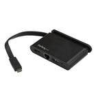 StarTech USB, C Multiport Adapter with HDMI, 1xA, 1xC, 100W PD 3.0-Connect your USB-C laptop to a 4K HDMI monitor with this USB-C HDMI multiport adapter