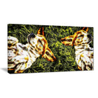 Designart Baby Beagles, Dog Animal Canvas Art, (PT2455-32x16)-Print