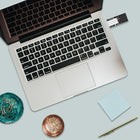 Centon DataStick Pro2 32 GB USB 2.0 Flash Drive - School Composition Book-Simple & sleek plastic housing