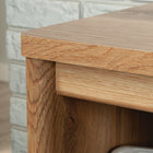 Sauder 43"W Dover Edge Desk - Timber Oak- Timber Oak™ finish