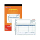 Staples Bilingual Purchase Order Form - 50 Duplicates - Carbonless - Staple Bound - 5-9/16" x 8-7/16" - 10 Pack-Ideal for formalizing purchasing transactions and ensuring accurate follow-up on purchases
