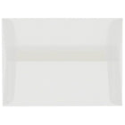JAM Paper A6 Invitation Envelopes, 4.75 x 6.5, Clear Translucent Vellum, 100 Pack (13756g)-Clear