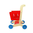 Tooky Toy Fun and Educational Wooden Shopping Cart, 15.75 x 12.20 x 20.09 inches, Wood-Made from sustainable woods, safe paints, and meets the strictest testing standards