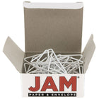 JAM Paper Butterfly Paper Clips, White Paperclips, 2 packs of 25 (332BYwhg)-Quantity: 15 Clips per Box