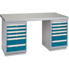 Kleton Pre-Designed Workbenches, 60" W x 36" D x 34" H, 2500 Lbs. Capacity (FG414)-Capacity: 2500 lbs.