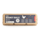 Kikkerland Egg Bouncy Balls-Product Dimensions: 2.3"W x1.7"H
