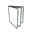 Futech 6-View Menu Holder GRN 8-1/2"W x 11"H, Green, 10 Pack-Pocket size: 8-1/2"W X 11"H