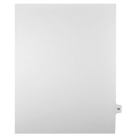 Mark Maker Legal Tabs - Letter Size - White - 1/15th cut - 25 tabs per package - 5 packages Pack - Number 73-White Single Tabs