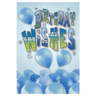 Rosedale 5-1/2" x 8" Masculine Birthday Greeting Cards And Envelopes, 12 Pack (15784)-Printed on premium uncoated card stock