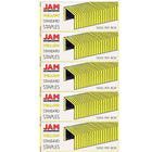 JAM Paper Standard Size Colourful Staples, Yellow, 5 Pack (335yeg)-Size: .5" x .25"