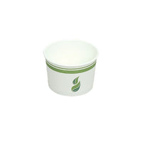 Eco Guardian Compostable PLA-Lined Paper Bowls, 8 oz, 1000 Pack (EG-P-PL-S08)-8 oz bowl