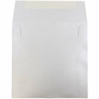 JAM Paper 8.5 x 8.5 Square Envelopes, Stardream Metallic Silver, 50 Pack (V018318I)-Blank interior for personalized message