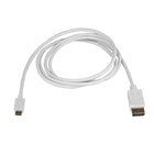StarTech USB C to DisplayPort Cable, 4K, 60Hz, 6ft, White (CDP2DPMM6W)-Hassle-free connection with the reversible USB-C connector