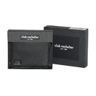 Club Rochelier Snap Cardholder & Billfold Wallet - Black-1 Gusset pocket