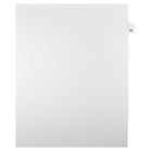 Mark Maker Legal Tabs - Letter Size - White - 1/25th cut - 25 tabs per package - 5 packages Pack - Number 79-White Single Tabs