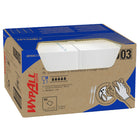 WypAll Critical Clean Foodservice Cloths with Anti-Microbial Treatment -12” x 23.4” - White -150 Sheets/Box-Each foodservice towel measures 12” x 23.4” (unfolded)