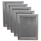 Eddie's Lockable Snap Frame Poster Holder - 8.5" x 11" - Silver Aluminum - 5 Pack (120660-5)-Lockable Snap Frame Poster Frames